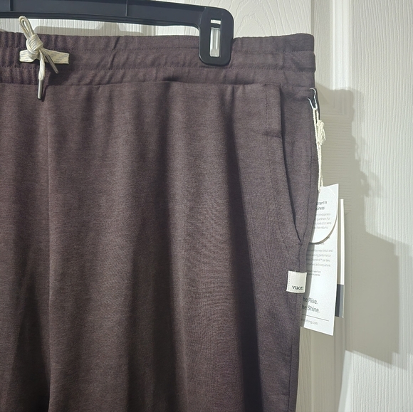 NWT Vuori Halo Essential Wide Leg Lounge Pants in Java Heather, Size XXL. - Picture 6 of 14